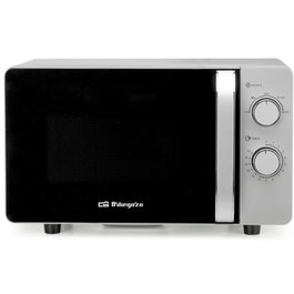 Orbegozo Microondas MI 2062 CE 700W 20L Flatbed Sin Plato Interior Cerámico Gris